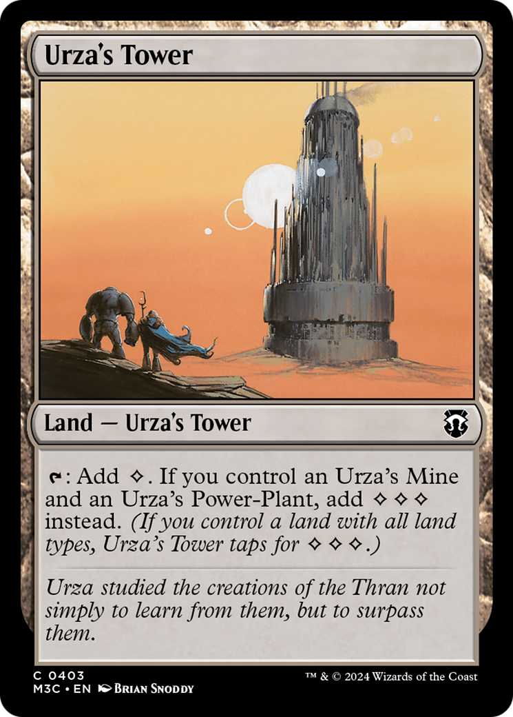 Urza's Tower (Ripple Foil) [Modern Horizons 3 Commander] | Clutch Gaming