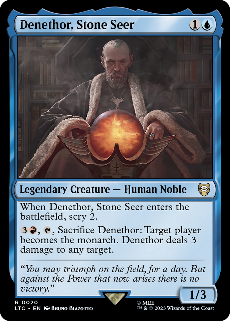 Denethor, Stone Seer [The Lord of the Rings: Tales of Middle-Earth Commander] | Clutch Gaming