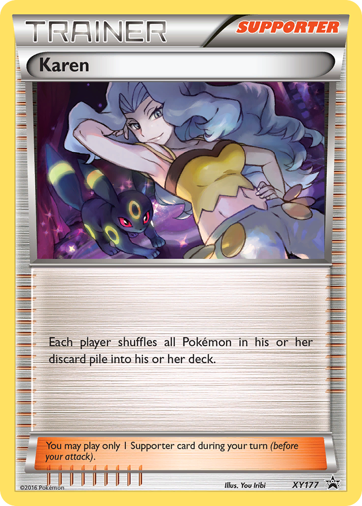 Karen (XY177) [XY: Black Star Promos] | Clutch Gaming