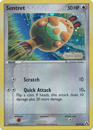 Sentret (62/92) (Stamped) [EX: Legend Maker] | Clutch Gaming