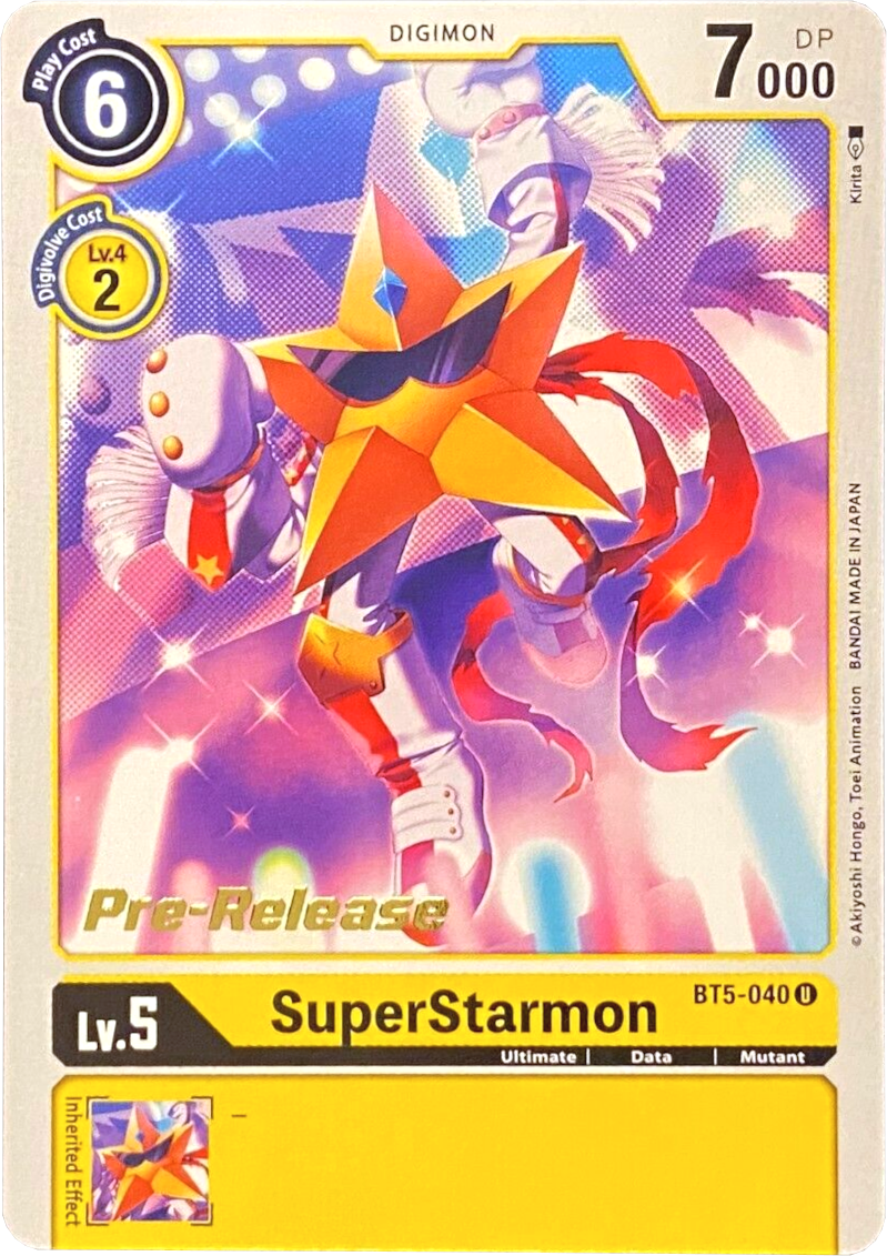 SuperStarmon [BT5-040] [Battle of Omni Pre-Release Promos] | Clutch Gaming