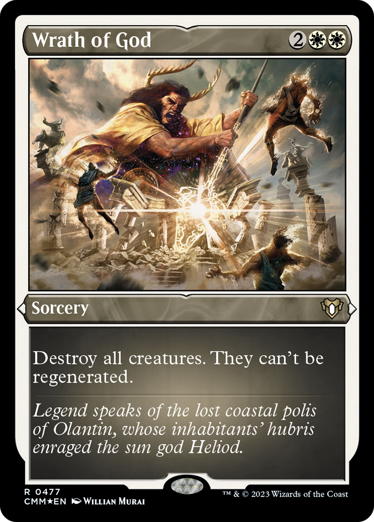 Wrath of God (Foil Etched) [Commander Masters] | Clutch Gaming