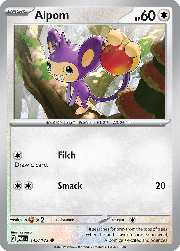 Aipom (145/182) [Scarlet & Violet: Paradox Rift] | Clutch Gaming