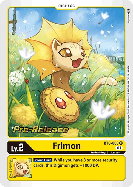 Frimon [BT8-003] [New Awakening Pre-Release Cards] | Clutch Gaming