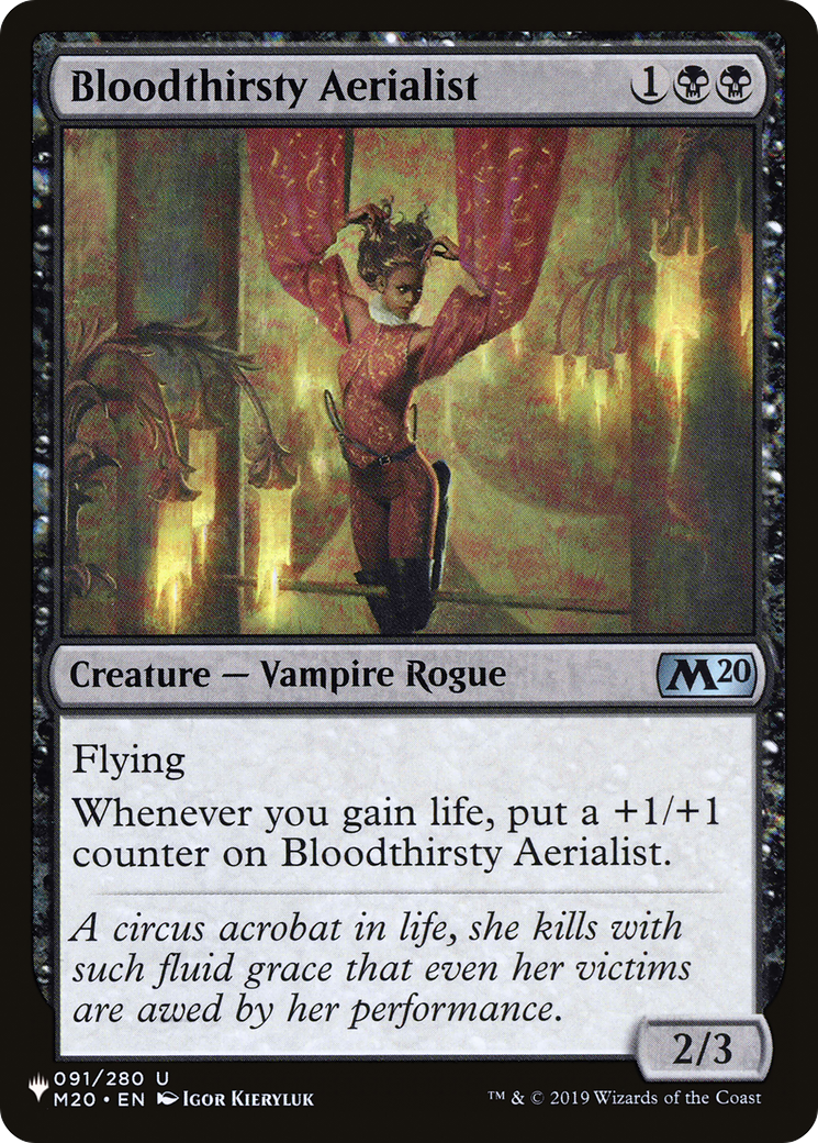 Bloodthirsty Aerialist [The List Reprints] | Clutch Gaming