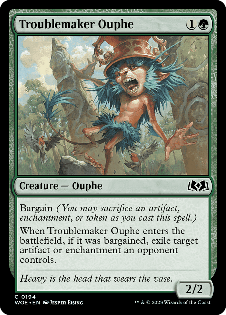 Troublemaker Ouphe [Wilds of Eldraine] | Clutch Gaming