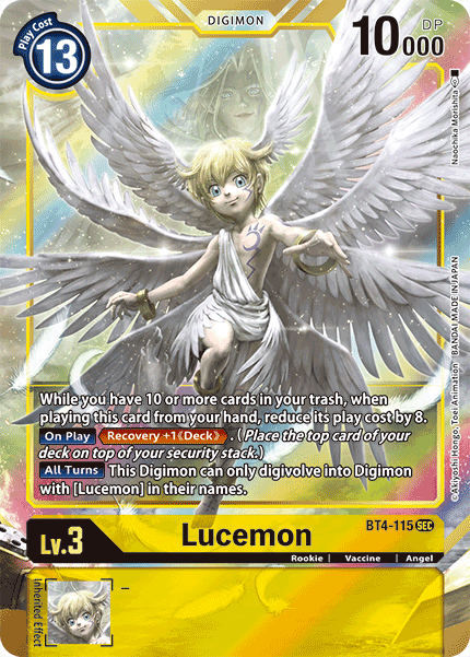 Lucemon [BT4-115] (Alternate Art) [Great Legend] | Clutch Gaming