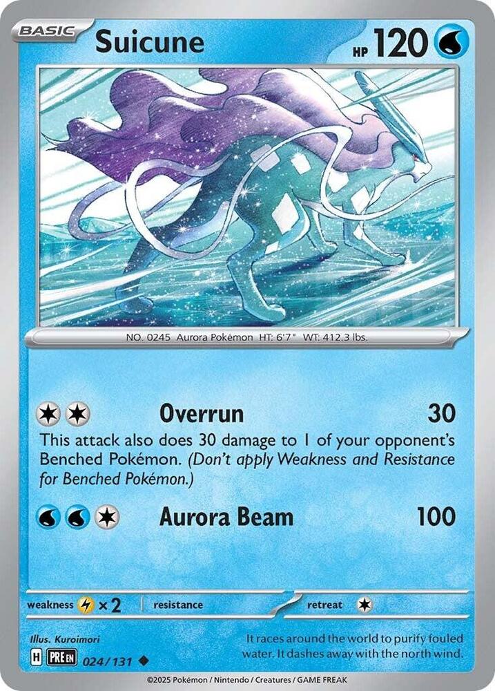 Suicune (024/131) [Scarlet & Violet: Prismatic Evolutions] | Clutch Gaming