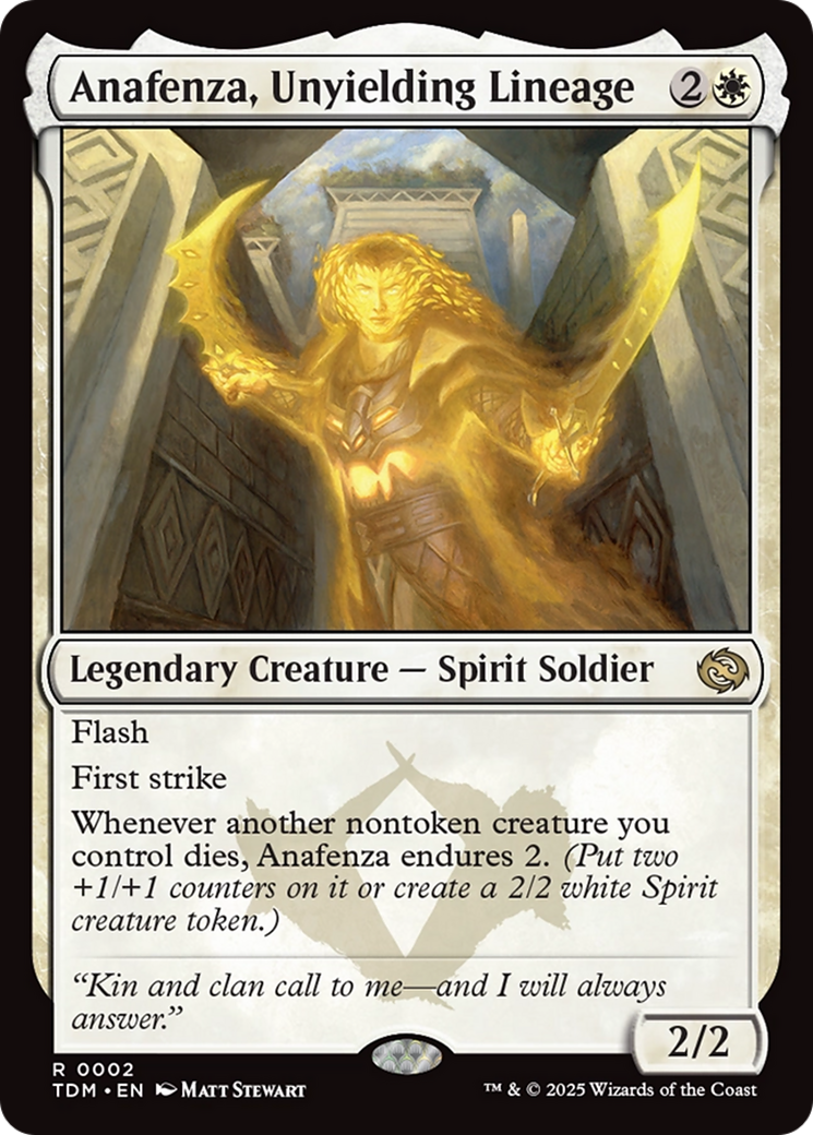 Anafenza, Unyielding Lineage [Tarkir: Dragonstorm] | Clutch Gaming