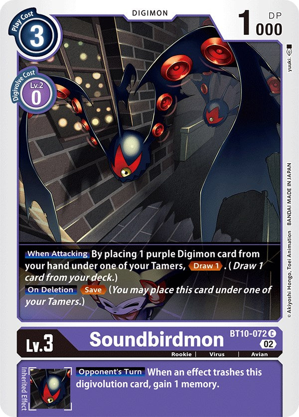 Soundbirdmon [BT10-072] [Xros Encounter] | Clutch Gaming