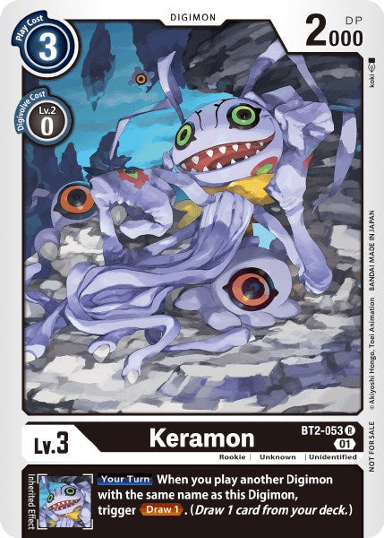 Keramon [BT2-053] (Tamer Party Vol. 3) [Release Special Booster Promos] | Clutch Gaming