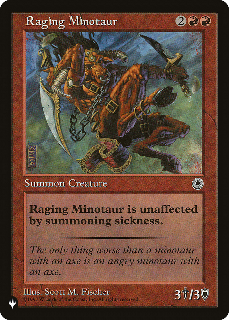 Raging Minotaur [The List Reprints] | Clutch Gaming