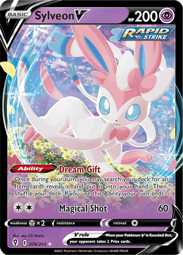 Sylveon V (074/203) [Sword & Shield: Evolving Skies] | Clutch Gaming