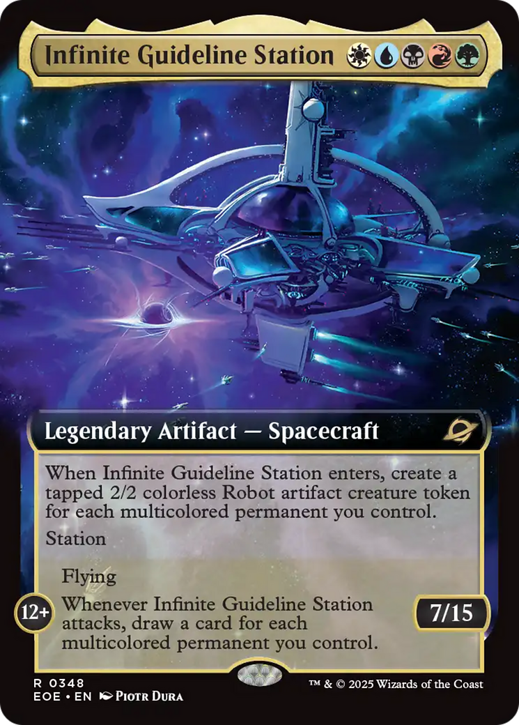 Infinite Guideline Station (Extended Art) [Edge of Eternities] | Clutch Gaming