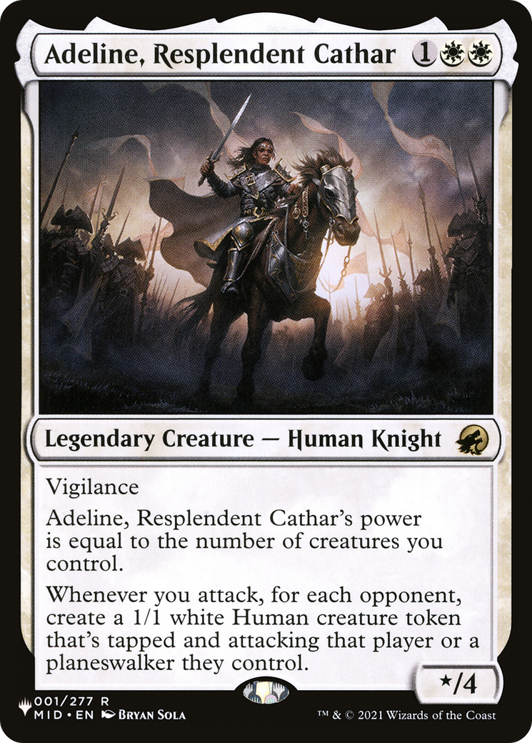 Adeline, Resplendent Cathar [The List] | Clutch Gaming