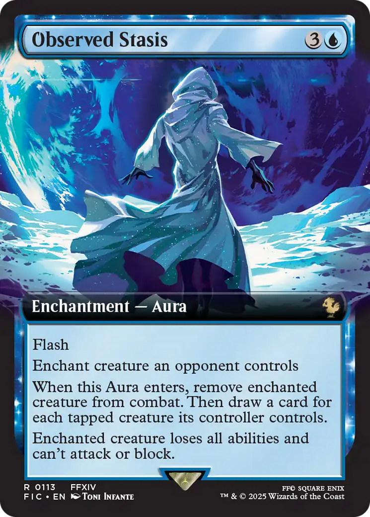 Observed Stasis (Extended Art) [FINAL FANTASY Commander] | Clutch Gaming