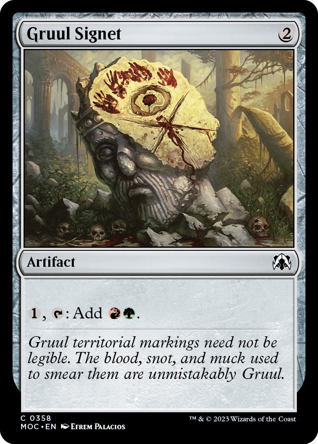 Gruul Signet [March of the Machine Commander] | Clutch Gaming