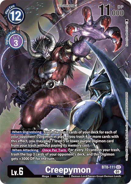 Creepymon [BT8-111] (Alternate Art) [New Awakening] | Clutch Gaming