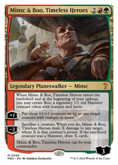 Minsc & Boo, Timeless Heroes (White Border) [Mystery Booster 2] | Clutch Gaming