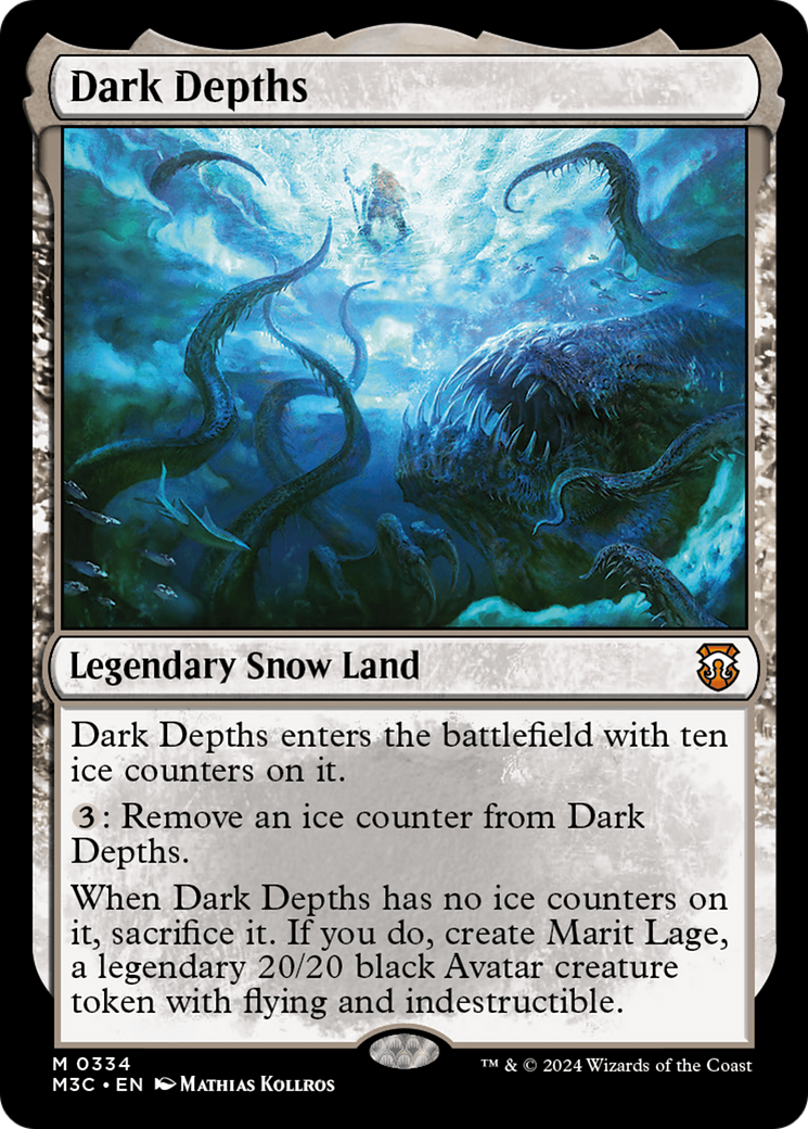 Dark Depths (Ripple Foil) [Modern Horizons 3 Commander] | Clutch Gaming