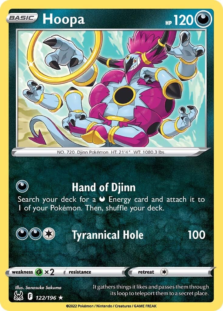 Hoopa (122/196) [Sword & Shield: Lost Origin] | Clutch Gaming