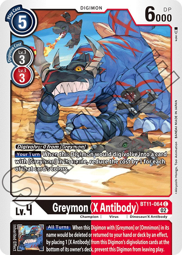 Greymon (X Antibody) [BT11-064] [Dimensional Phase] | Clutch Gaming