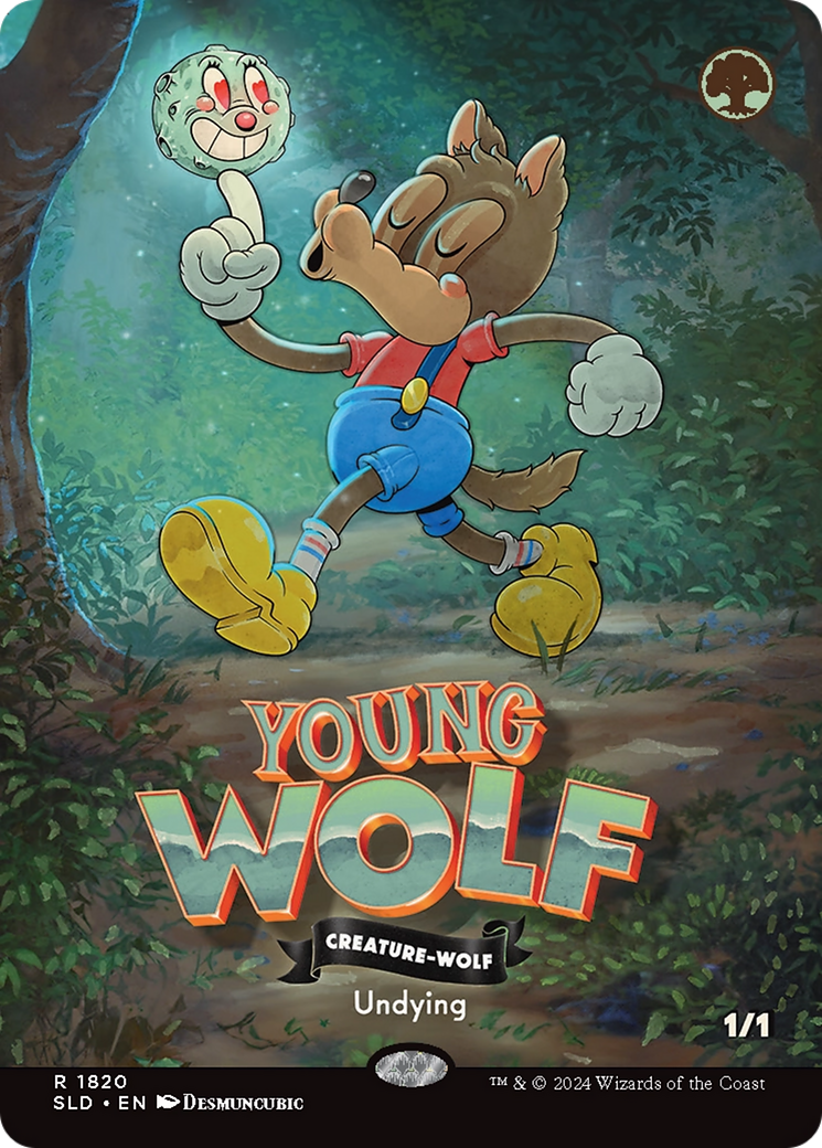 Young Wolf (Rainbow Foil) [Secret Lair Drop Series] | Clutch Gaming