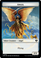 Copy (54) // Angel Double-Sided Token [Commander Masters Tokens] | Clutch Gaming