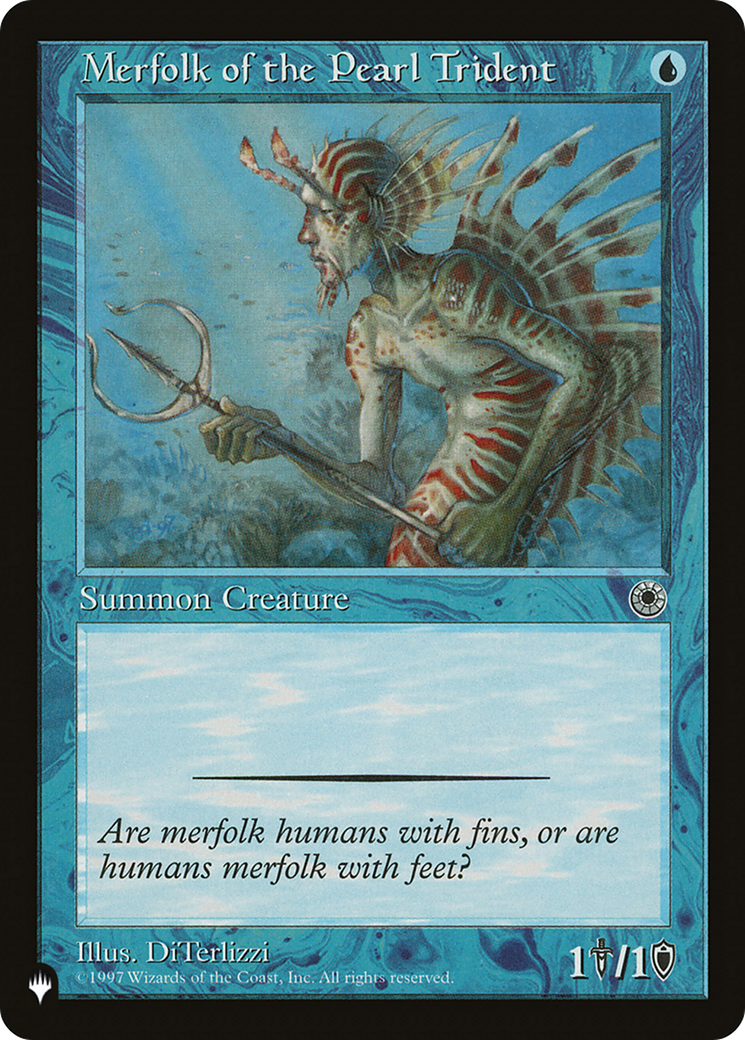 Merfolk of the Pearl Trident [The List Reprints] | Clutch Gaming