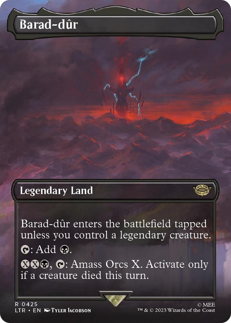 Barad-dur (Borderless Alternate Art) (425) [The Lord of the Rings: Tales of Middle-Earth] | Clutch Gaming