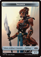 Solider (0032) // Copy Double-Sided Token [Tarkir: Dragonstorm Commander Tokens] | Clutch Gaming