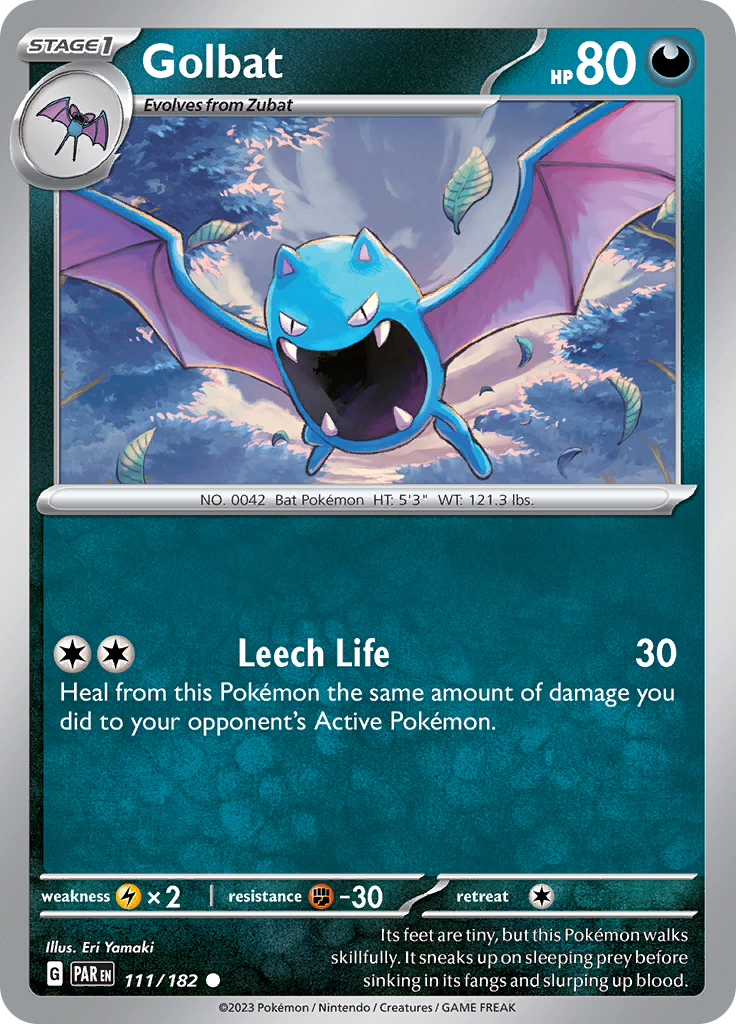 Golbat (111/182) [Scarlet & Violet: Paradox Rift] | Clutch Gaming