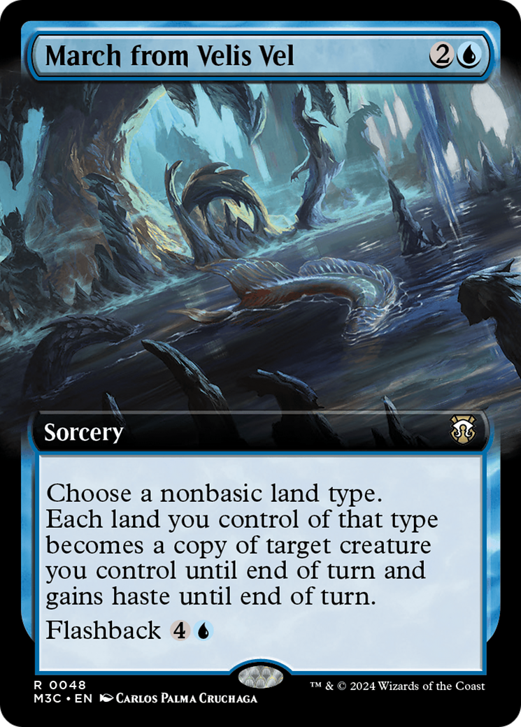 March from Velis Vel (Extended Art) (Ripple Foil) [Modern Horizons 3 Commander] | Clutch Gaming