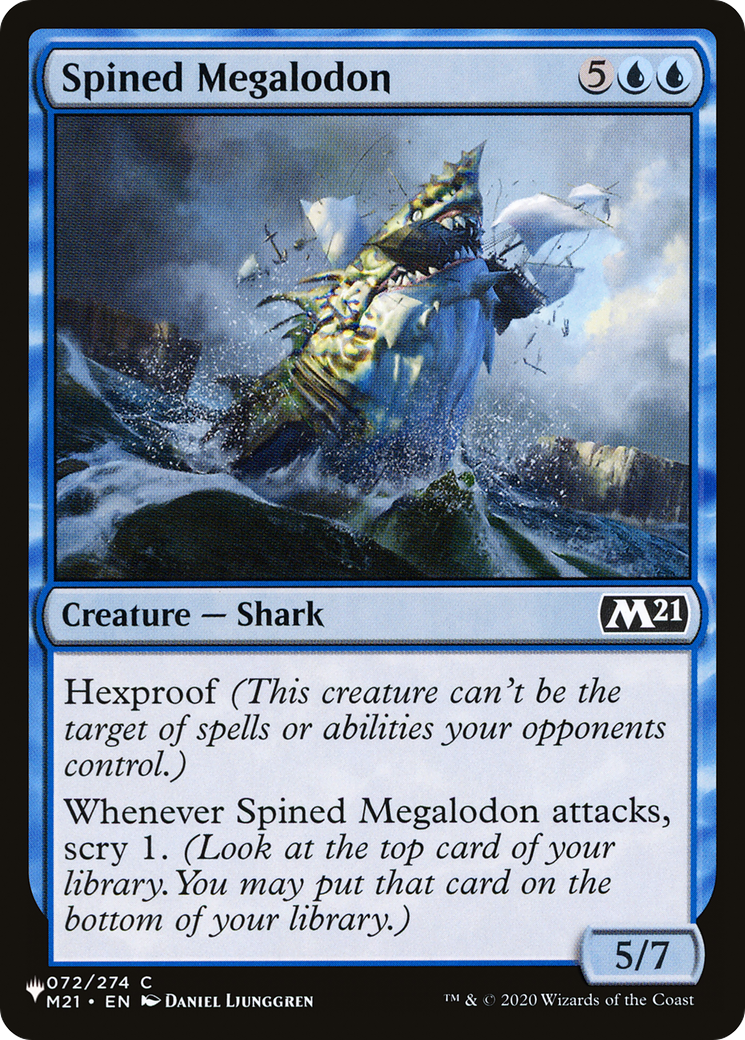 Spined Megalodon [The List Reprints] | Clutch Gaming