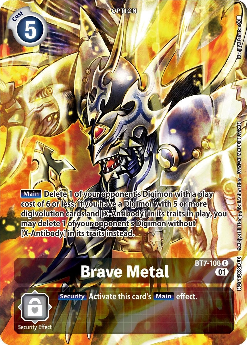Brave Metal [BT7-106] (Premium Deck Set) [Next Adventure Promos] | Clutch Gaming