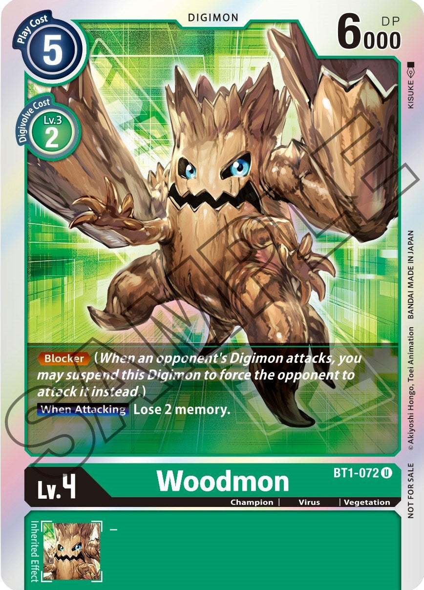 Woodmon [BT1-072] (Event Pack 1) [Release Special Booster Promos] | Clutch Gaming