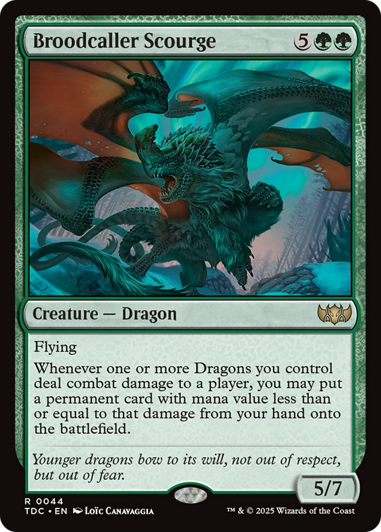 Broodcaller Scourge [Tarkir: Dragonstorm Commander] | Clutch Gaming