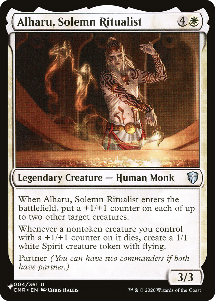 Alharu, Solemn Ritualist [The List Reprints] | Clutch Gaming