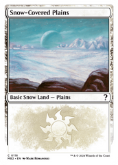 Snow-Covered Plains (White Border) [Mystery Booster 2] | Clutch Gaming