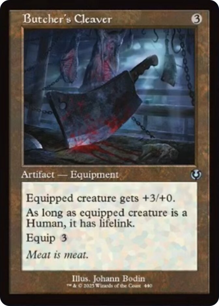 Butcher's Cleaver (Retro Frame) [Innistrad Remastered] | Clutch Gaming