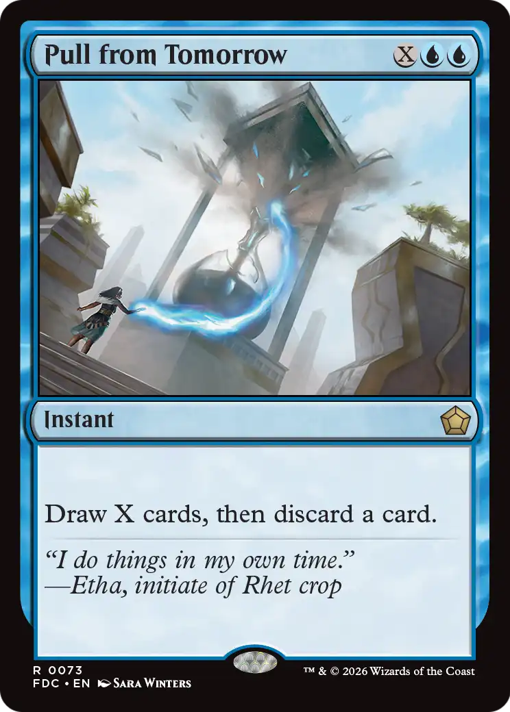 Pull from Tomorrow [Foundations Commander] | Clutch Gaming
