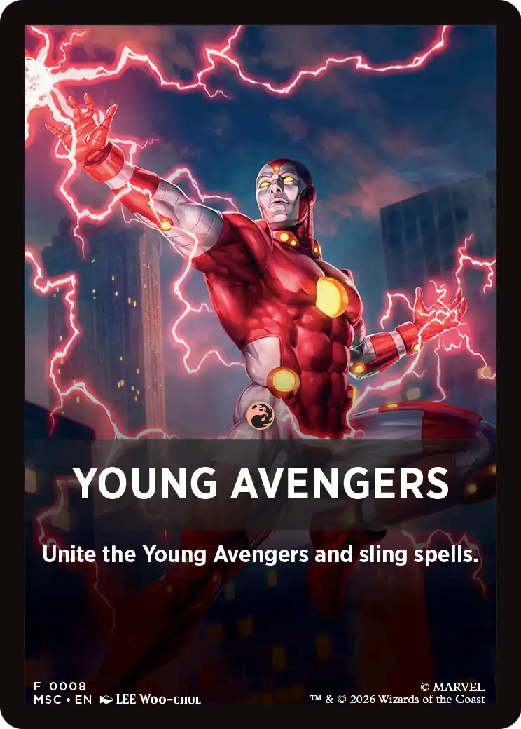Young Avengers Theme Card (0008) [Marvel Super Heroes Commander] | Clutch Gaming