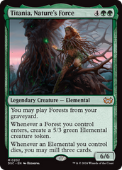 Titania, Nature's Force [Duskmourn: House of Horror Commander] | Clutch Gaming