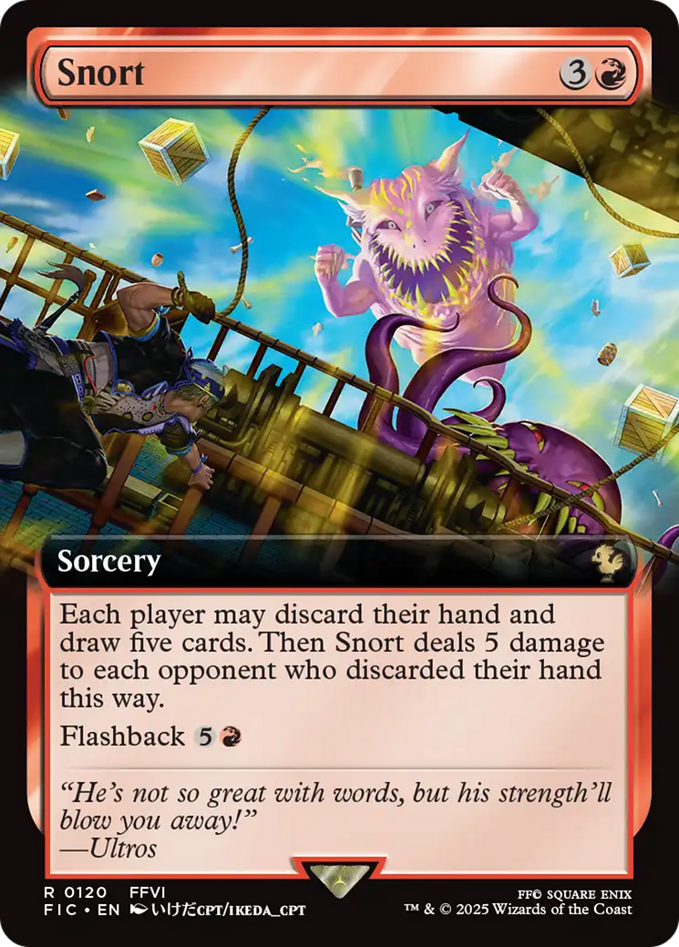 Snort (Extended Art) [FINAL FANTASY Commander] | Clutch Gaming