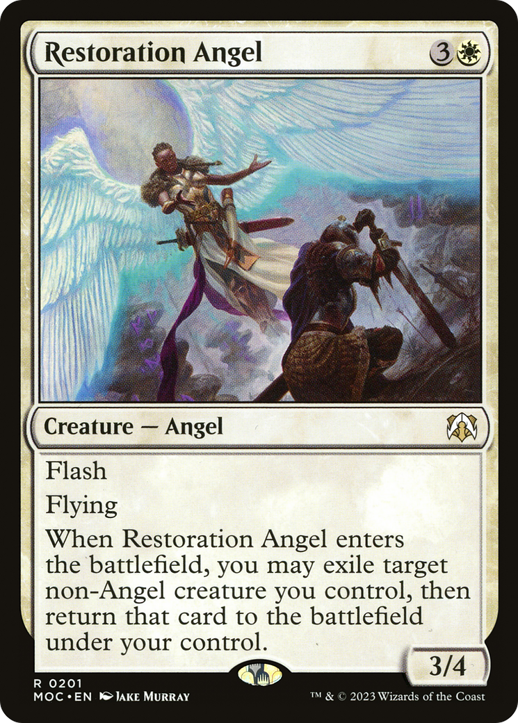 Restoration Angel [March of the Machine Commander] | Clutch Gaming