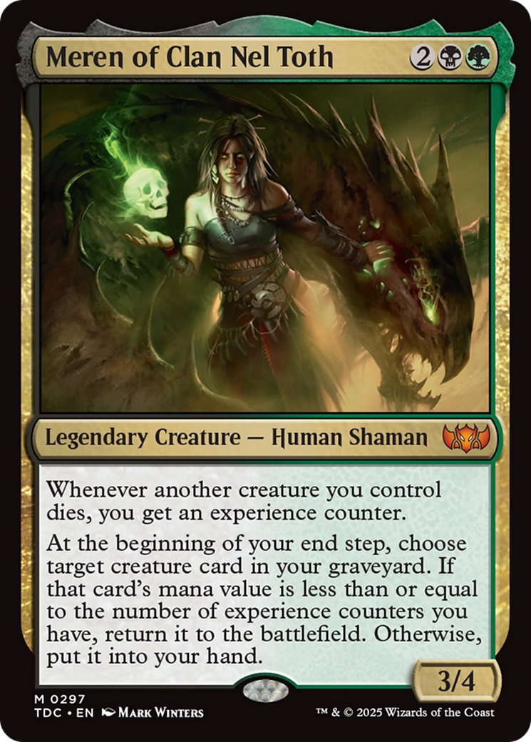 Meren of Clan Nel Toth [Tarkir: Dragonstorm Commander] | Clutch Gaming
