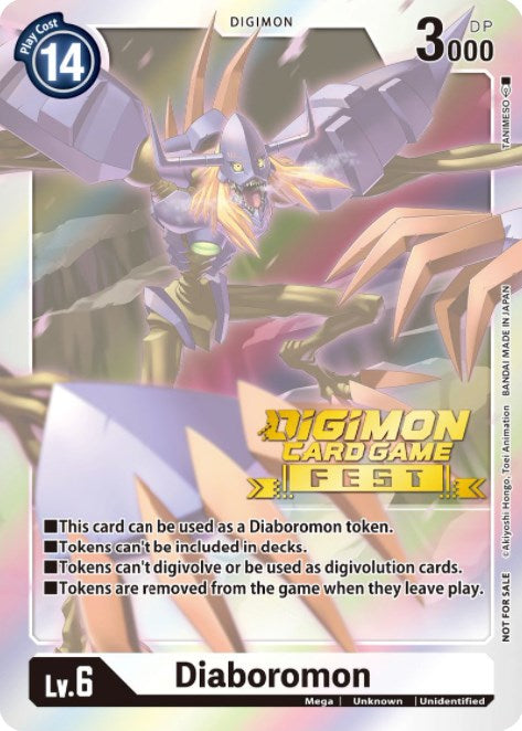 Diaboromon Token (Digimon Card Game Fest 2022) [Release Special Booster Promos] | Clutch Gaming