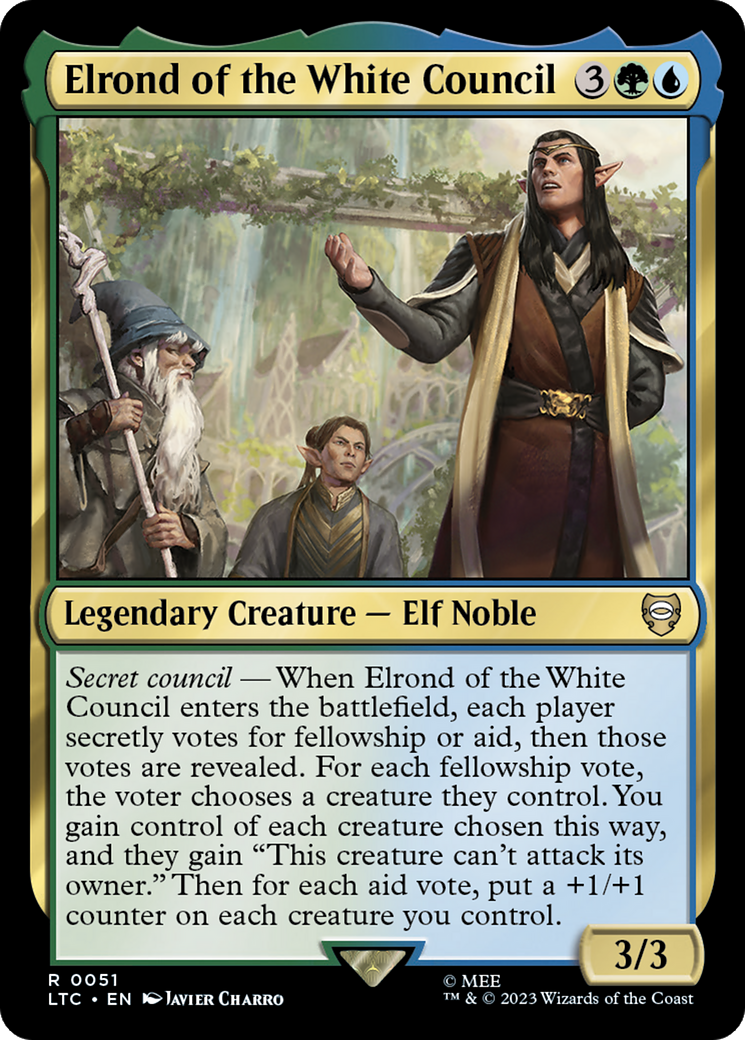 Elrond of the White Council [The Lord of the Rings: Tales of Middle-Earth Commander] | Clutch Gaming