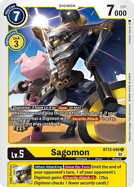 Sagomon [BT12-040] [Across Time] | Clutch Gaming