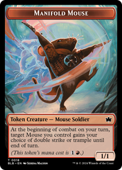 Sword // Manifold Mouse Double-Sided Token [Bloomburrow Tokens] | Clutch Gaming